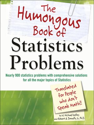 cover image of The Humongous Book of Statistics Problems